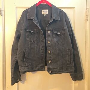 Old Navy XL Denim Jacket – Charcoal Grunge Core